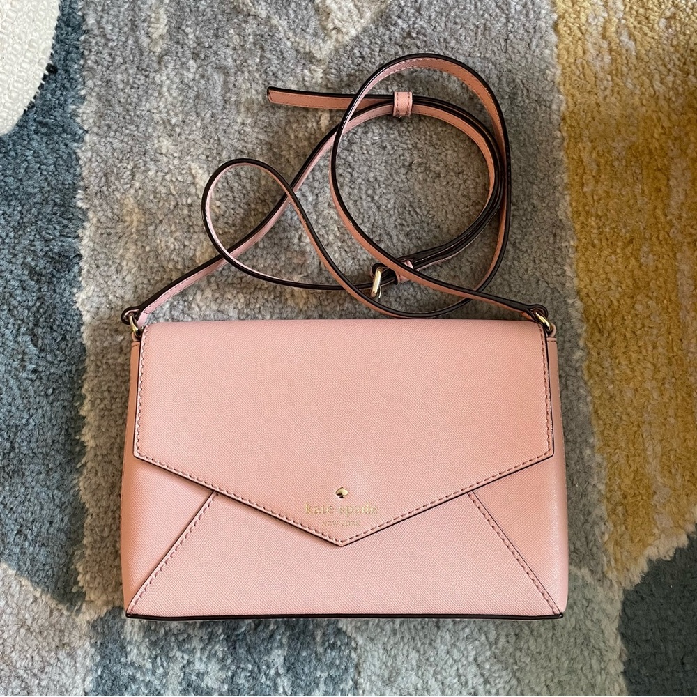 Kate Spade Light Pink Envelope Crossbody Bag